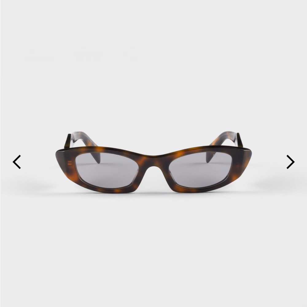 Prada Brown Cat-Eye Sunglasses